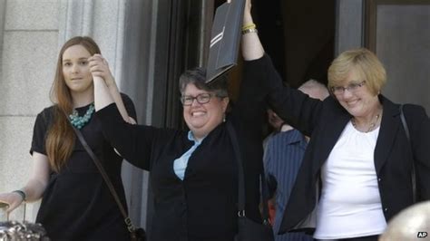 Virginia Gay Marriage Ban Struck Down By Us Appeals Court Bbc News