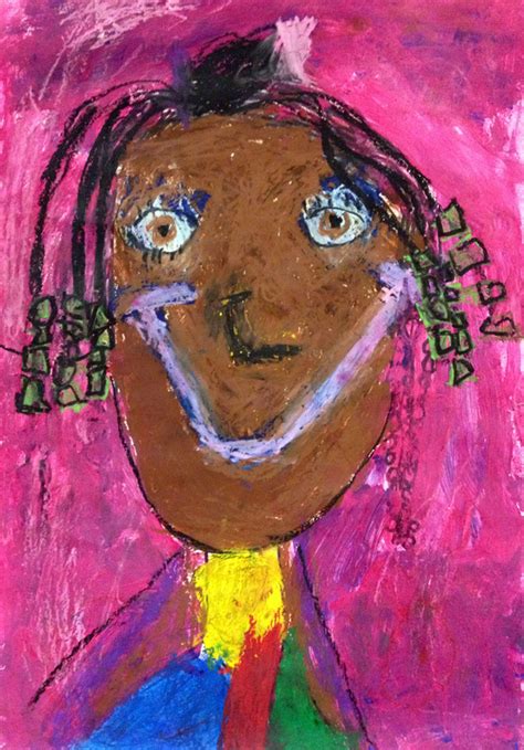 First Grade Self Portraits