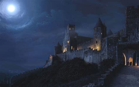 Night Castle Wallpapers Top Free Night Castle Backgrounds