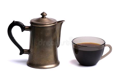 Coffee Cup And Pot Stock Images Image 3340294