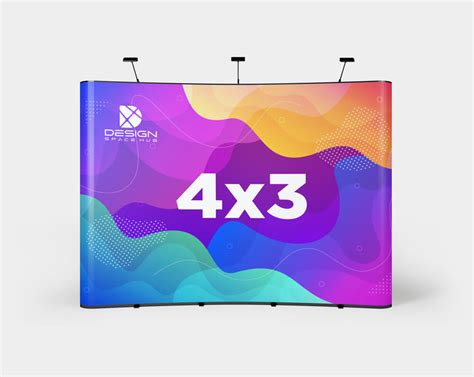 Pop Up Banner 4×3 Design Space Hub