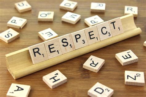 Respect Free Of Charge Creative Commons Wooden Tile Image