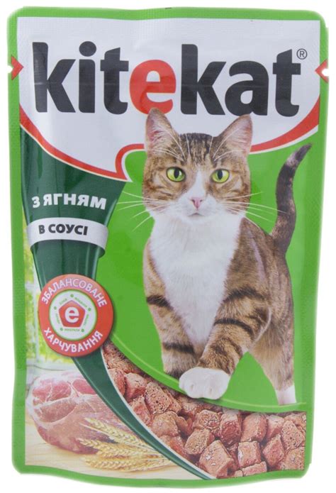 Влажный корм для кошек Kitekat ягненок 2 шт х 85 г кусочки в соусе
