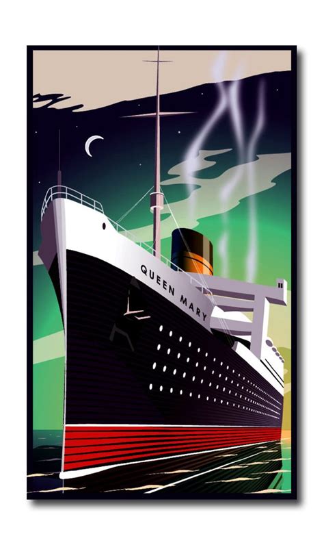 Period Design Series All About Art Deco Decor Magazine Ship Poster