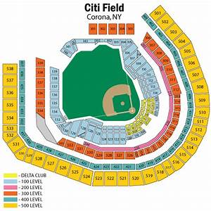 Citi Field Seating Chart Views And Reviews New York Mets