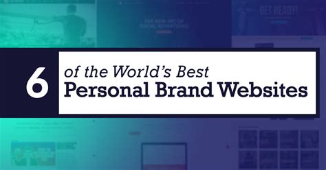 Building a personal brand should come from a place of love. 6 of the World's Best Personal Brand Websites ...