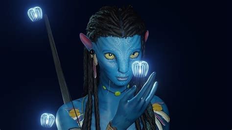 3d Model Avatar Neytiri Game Ready Character Vr Ar Low Poly Cgtrader