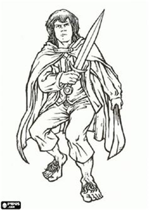 Frodo coloring page from lord of the rings category. Lord of the Rings Coloring page - Frodo | Nothing Better ...