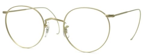 panto 18kt cable temples eyeglasses frames by savile row