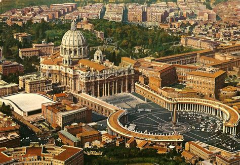 My Favorite Views Vatican City Aerial View Of The Square And Church