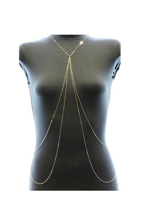 Sealike Fashion Sexy Neck And Waist Necklace Body Belly Waist Chain Beach Harness