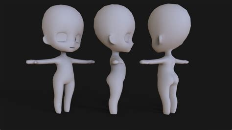 We listed 55 useful and cool things to 3d print, check it out here! Chibi Base Mesh | 3D model in 2020 | Chibi, 3d model ...