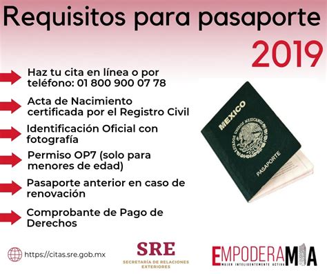 Costos Y Requisitos Para Pasaporte Mexicano Mobile Legends