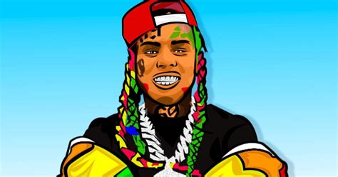 6ix9ine * day69 graduation day rainbow colored vinyl record tenthousand projects records media: 6ix9ine Wallpaper Illustration
