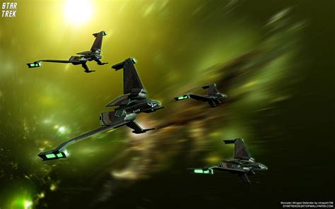 Romulan Winged Defender Star Trek Trek New Wallpaper
