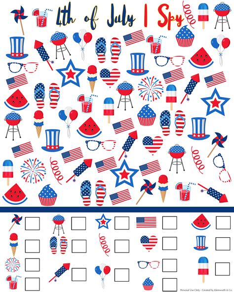 Printable 4th Of July Activities Printable Calendars At A Glance