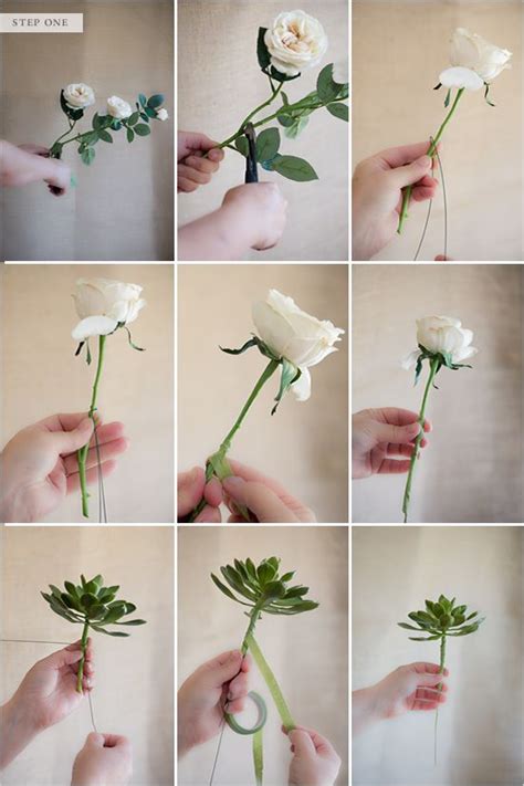 Can you make a house out of faux plants? How To Make A Faux Flower Bridal Bouquet | Wedding bouquet ...
