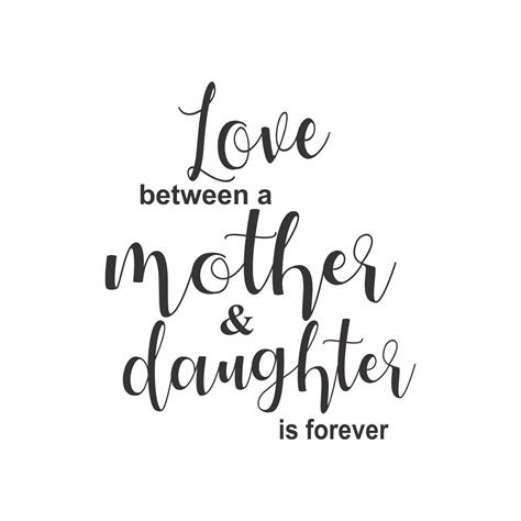 Love Between A Mother And Daughter Svg Digital Download Mother Svg