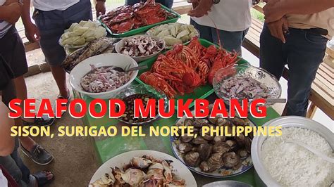 Surigao Del Norte Seafood Mukbang Seafoods Mukbang Sison Surigao