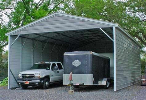 22x36 Vertical Style Metal Carport Alans Factory Outlet Metal