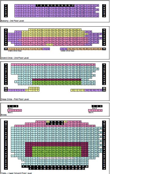Novello Theatre Seating Plan Events And Shows Theatre Bookings