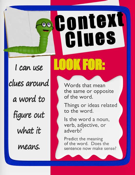 Context Clues Poster Kaylees Education Studio