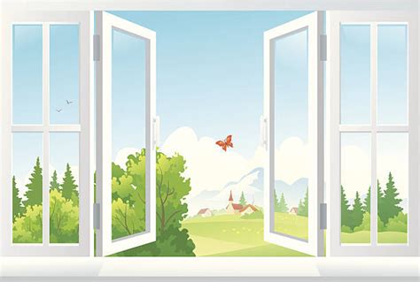 Royalty Free Open Window Clip Art Vector Images And Illustrations Istock