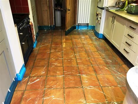 Terracotta Conservatory And Kitchen Floors Renovated In Brighton