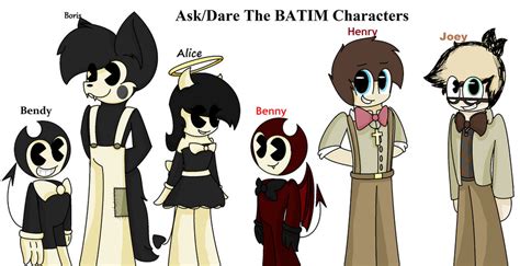 Askdare The Batim Characters By Speedyfluffymuffin On Deviantart