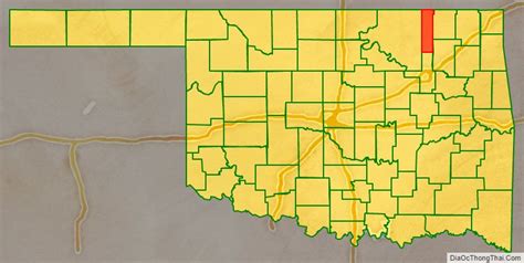 Map Of Washington County Oklahoma