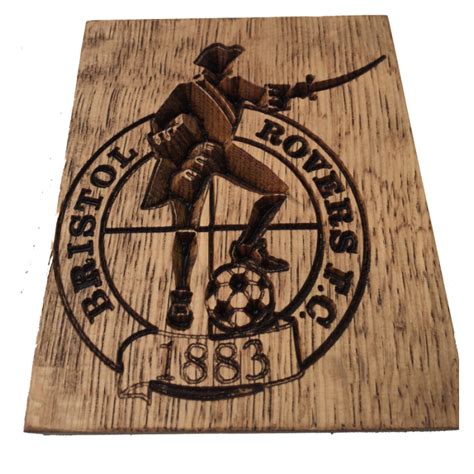 Bristol Rovers Football Club Logo Engraved In Oak | Bristol rovers, Bristol, Football