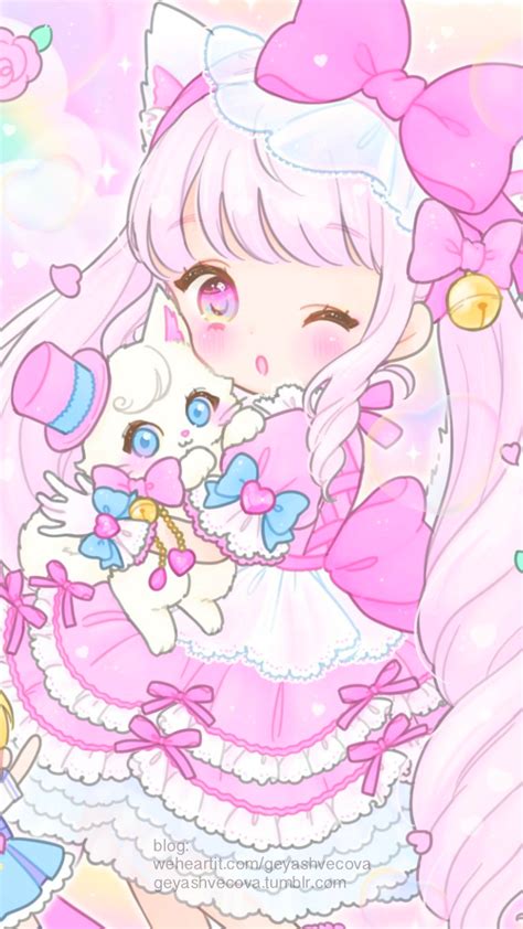Anime Art Baby Baby Doll Baby Girl Background
