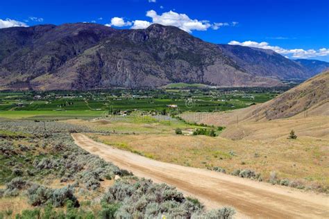 Fruit Orchard Cawston Similkameen Valley British Columbia Country Road