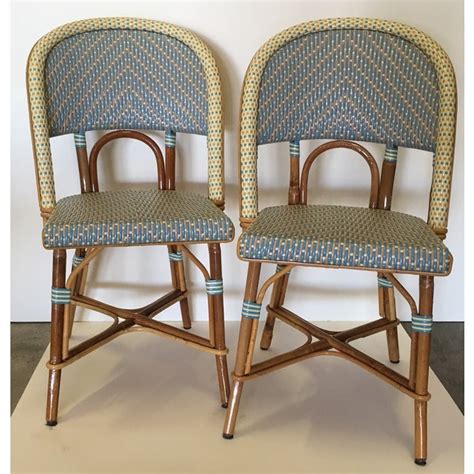 Custom french bistro chairs made for you. Authentic French Maison Gatti Bistro Chairs - Pair | Chairish