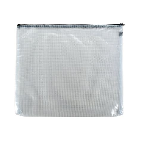 Pvc Clear Mesh Zipper Bag Capacity 1 Kg Thickness 120 Microns At Rs