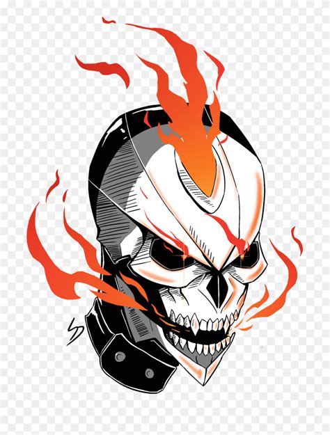 Lone Dragon Robbie Reyes Version Of Ghost Rider Ghost Rider Png