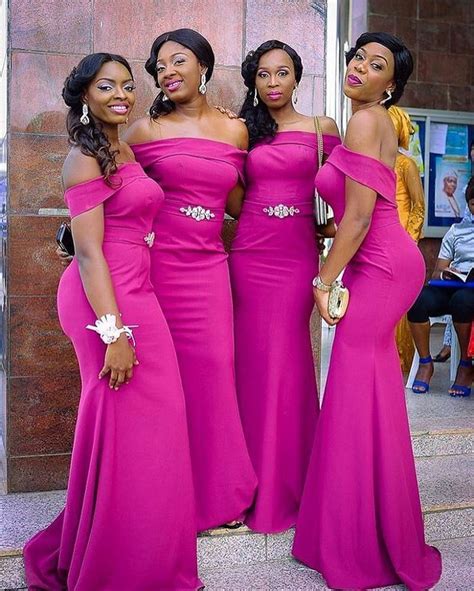 Wedding Digest Naija ️ On Instagram “all Shades Of Beauty Amazingly Ca Mermaid Bridesmaid