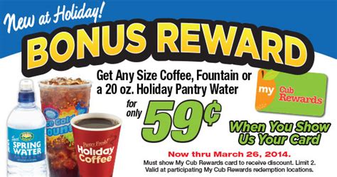 Holiday Save 6 Cents Per Gallon Gas Coupon 59 Fountain Drink Or