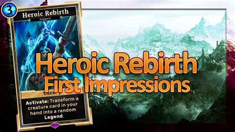Video Heroic Rebirth First Look And Rng Discussion Between The Lanes
