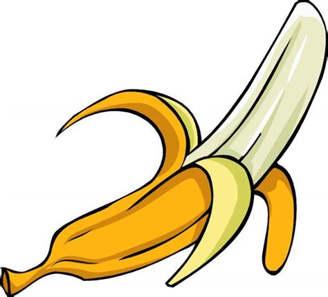 Banana Coloring Pages Clip Art Library