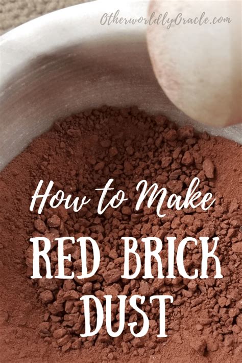 How To Make And Use Red Brick Dust To Protect Your Home