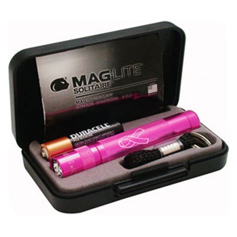 Mag Lite Solitaire Pres Box Nbcf Pink Maglite Outdoority