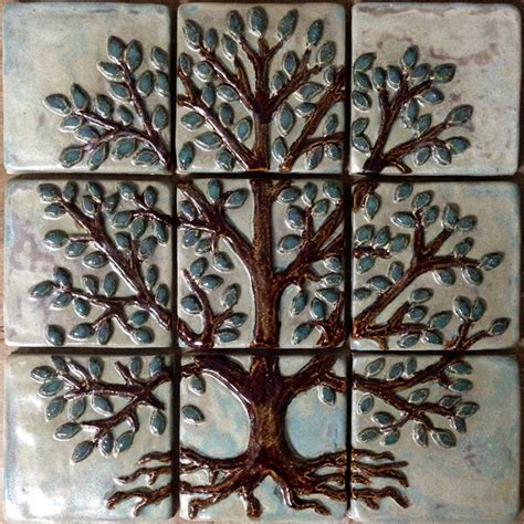 Tree Of Life Tiles Craftsman Tile Murals By Somi Tileworks