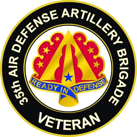 38 Inch Us Army 35th Air Defense Artillery Brigade Unit Crest