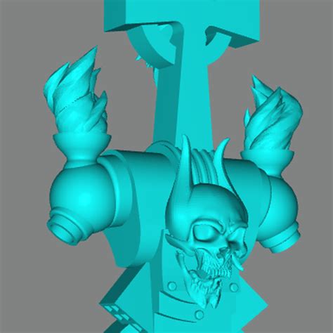 free stl file heresy marine backpack・3d printer design to download・cults