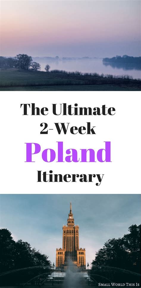 10 Day Poland Itinerary North To South Krakow Poland Travel Holiday