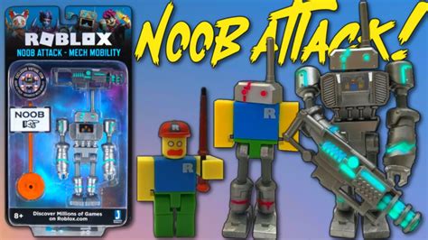 Roblox Mech Noob Attack And Code Item Unboxing Roblox Toys