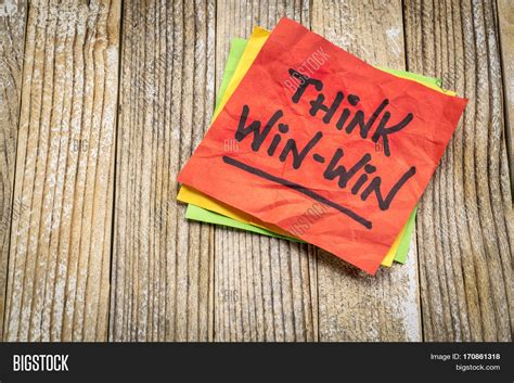 Think Win Win Concept Image And Photo Free Trial Bigstock