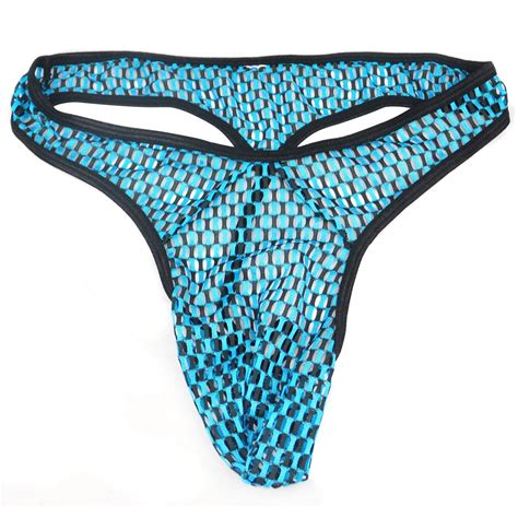 Hot See Through Sexy Mesh G String Low Rise Men S Thong Underwear De Ebay