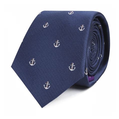 Sailor Anchor Neckties For Him Sailing Yacht Race Tie Boat Etsy